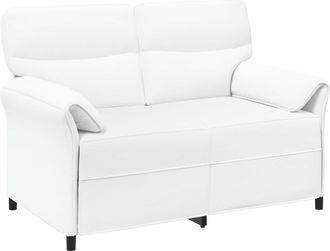 vidaXL Sof&aacute; De 2 Plazas 2 Plaza Blanco 138 X 83 X 95 Cm Tela Vidaxl
