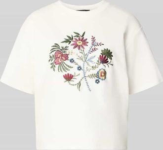 Max Mara Regular Fit T-Shirt aus reiner Baumwolle Modell SABATO in Weiss, Gr&ouml;&szlig;e XXL