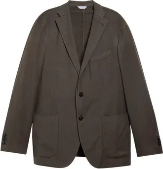 Boglioli Soft Touch Wool Sport Coat in Dove Grey at Nordstrom, Size 52