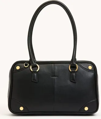 Hammitt Hammitt Meredith Black Brushed Gold Med