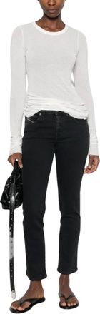 Diesel Vaqueros rectos - Jeans - Mujer - Negro - W29