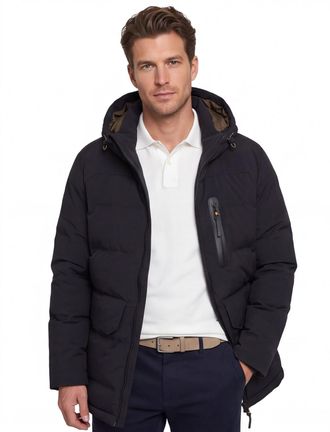 Camel Active winterjas Camel Active donkerblauw met borstzak