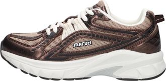 Maruti Nola Sneaker - Dames - Schoenen - Bruin - Maat: 36 EU Leer