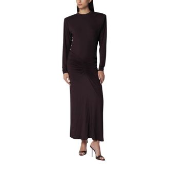 Andamane Dames, Jurken, Zwart, Maat: S Viscose