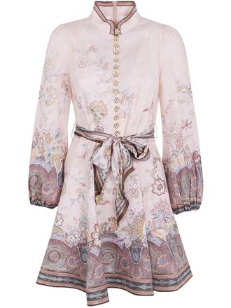 Zimmermann Alchemy Button Mini Dress