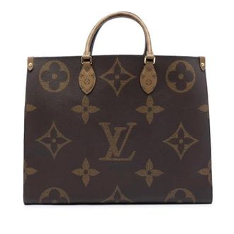 Louis Vuitton OnTheGo GM - female - Louis Vuitton Vintage - Vintage Shoulder Bags - Brown - ONE SIZE - Pre-owned