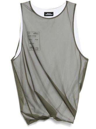Olly Shinder Gedraaide tank - Groen