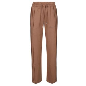 Hinnominate Wide Trousers, female, Brown, Size: M Wide Leg Pant