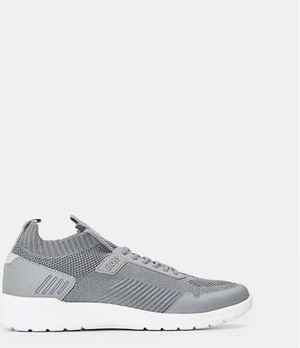 HUGO BOSS Mens Everyday Comfortable Sneakers - Grey - Size: 11