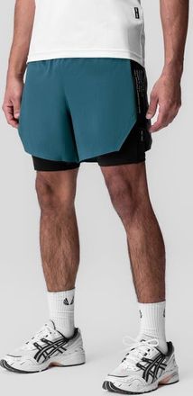 ASRV Aerotex Hybrid Liner Short in Storm/black at Nordstrom, Size X-Large
