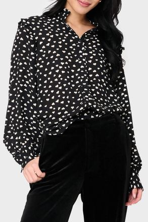 Sanctuary Piece Of My Heart Blouse In Black