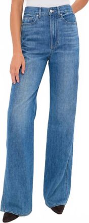Veronica Beard Taylor High Rise Wide Leg Jean In French Kiss