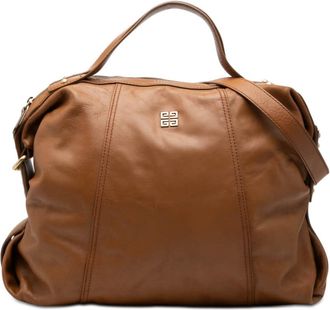 Givenchy Pre-owned Givenchy Leather 4G Logo Satchel Ladies LT5DEP5NGZIV6DTB