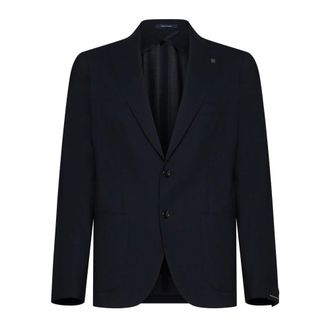 Tagliatore Heren, Jassen, Blauw, Maat: M Wol