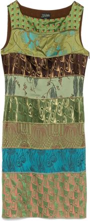 Jean Paul Gaultier Abito corto con inserti anni 2000 - Verde