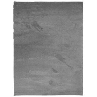 Berkfield Home Rug OVIEDO Short Pile Anthracite 240x340 cm in Dark Grey | Size: Medium