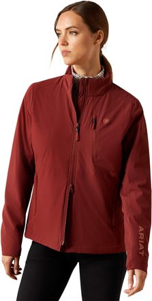 Ariat Womens Rion StretchShell Insulated Jacket Long Sleeve in Madder Brown, Size X-Large, by Ariat