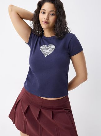 Twik Womens Cute fitted T-shirt In support of Tel-jeunes and Jack.org