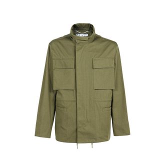 Off-white Off White Arrow Field Cotton Jacket