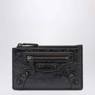 Balenciaga Black Le City cardholder with coin pocket