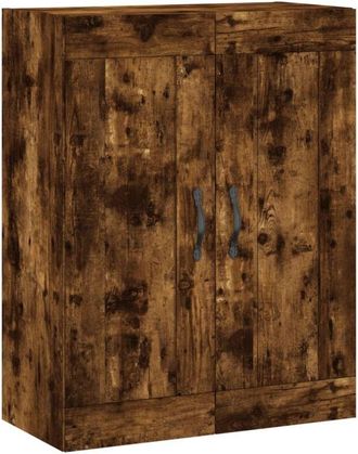 vidaXL Vidaxl - Armario De Pared Madera Ingenier&iacute;a Roble Ahumado 69,5x34x90 Cm