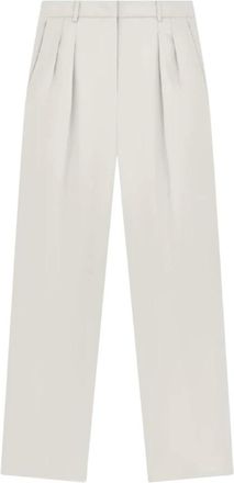 Loulou Studio Dames, Broeken, Beige, Maat: S Wol