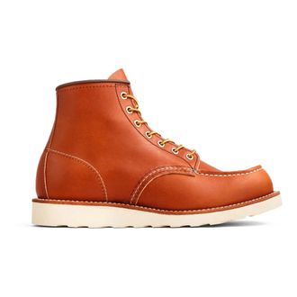 Red Wing Shoes Lace-up Boots, male, Yellow, 8 UK, 6-Inch Classic MOC