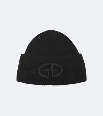 Goldbergh Valerie embroidered ribbed-knit beanie
