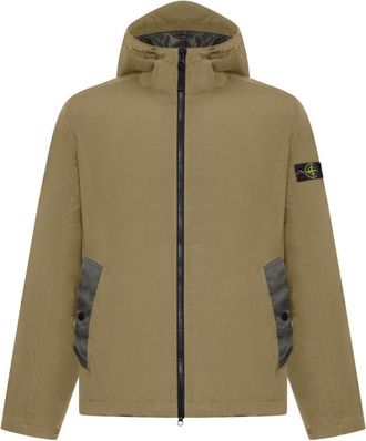Stone Island Green Regular Hood Jacket