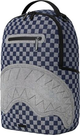 Sprayground Sprayground, Tassen, unisex, Blauw, ONE Size, Denim, Atelier Bleu Sharks in Paris Rugzak