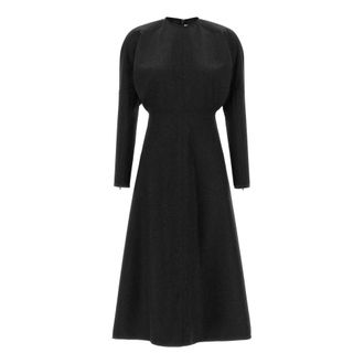 Victoria Beckham Midi Dress - female - Victoria Beckham - Midi Dresses - Gray - 2XS - Dresses