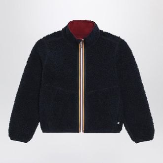 K-Way Pascal reversible sherpa jacket blue/red