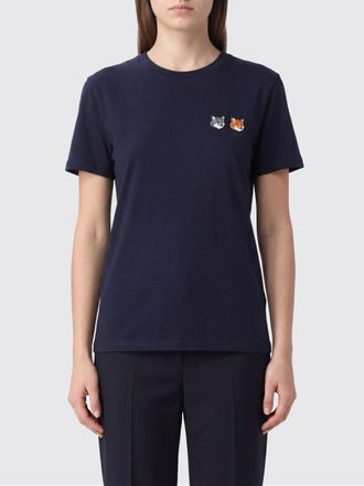 Maison Kitsun&eacute; T-shirts in cotone con logo