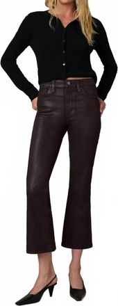 Joe's The Callie High-Rise Cropped Bootcut Jean In Dark Chocolate