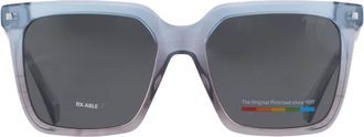 Polaroid Core Polarized Grey Rectangular Ladies Sunglasses PLD 4115/S/X 0WS6/M9 54