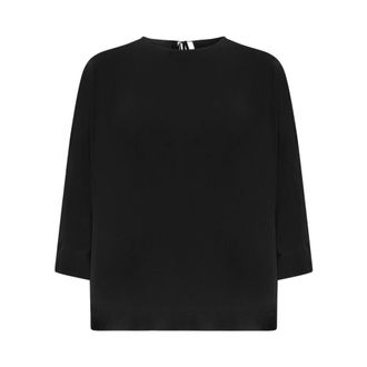 Dondup Tunics, female, Black, Size: 2XS Dc497 Blouse