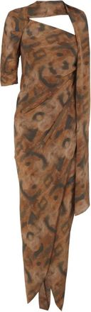 Cortana Dames, Jurken, Bruin, Maat: L Zijde