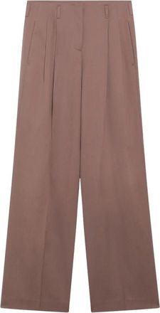 Golden Goose Journey Pant Wide Leg - Dames - Wijde Broeken - Roze - M - Wol - Broeken