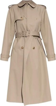 Alexander McQueen Double-Breasted Trench Coat - Womens - Cotton
