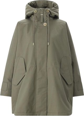 G-Lab Parka - Dames - Parka Jassen - Groen - M - Katoen - Jassen