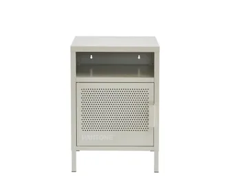 Pantone Mesilla de noche de metal beige arena 40cm