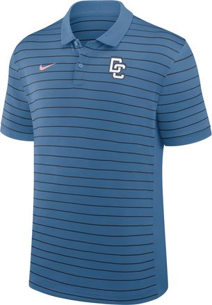 Nike Washington Nationals City Connect Striped Victory Nike Mens Dri-FIT MLB Polo in Blue | 03BG0IF2WTL-DZ0