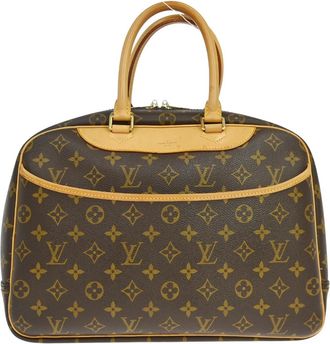 Louis Vuitton Deauville Monogram Canvas Brown Canvas Handbag (Pre-Owned)