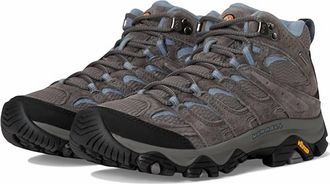 Merrell Womens Moab Three Mid Boots In Granite
