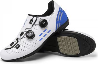 Generic Cycling Shoes for Mens Womens- Lightweight Indoor/Outdoor Bike Shoes with Rubber Sole, Anti-Slip and Breathable Mountain Bike Sneakers with Rotating L