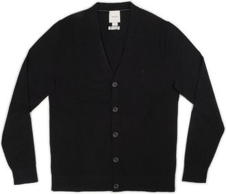 Calvin Klein Stijlvolle hoodies en cardigan - Heren - Vesten - Zwart - S - Polyester - Truien & Vesten