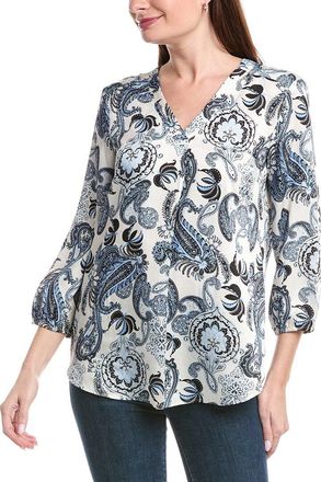 Jones New York V-Neck Tunic Blouse