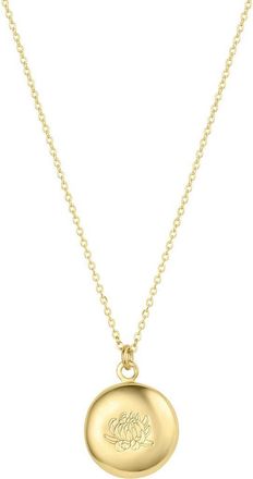 Set & Stones Ruby Birth Flower Necklace in Gold /November at Nordstrom