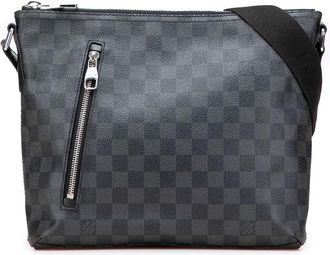 Louis Vuitton Borsa a tracolla Mick PM in tela Damier Graphite 2013 - Nero