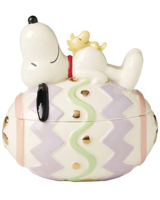Lenox Peanuts Easter Snoopy Covered Candy Dish